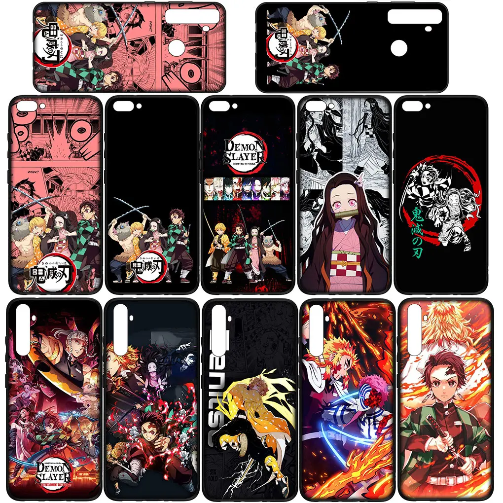 Чехол Demon Slayer Kamado Tanjirou Nezuko для Motorola Moto E32 G22 G9 G30 G50 G60 G51 G52 G41 G42 G71 E7 G100 G10 G20
