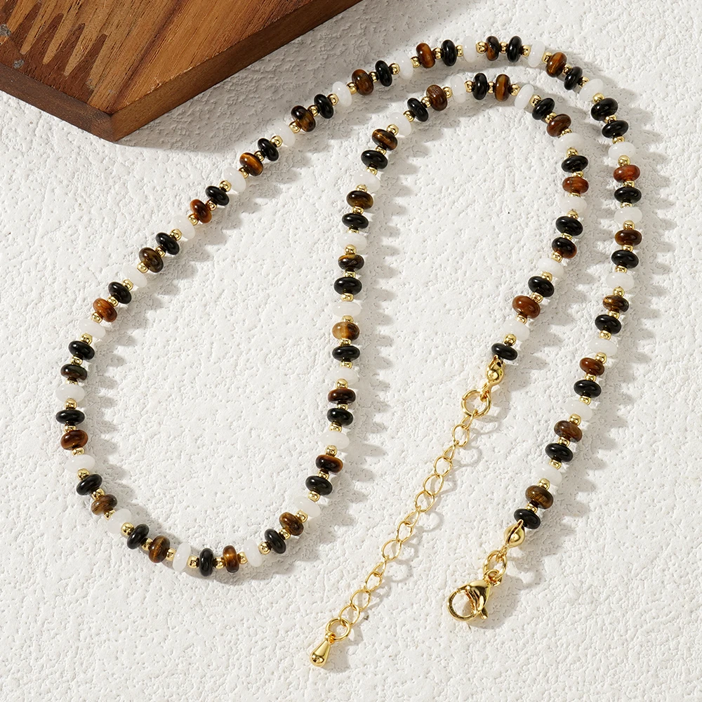 Ожерелье из бисера с медными бусинами в богемном ретро-стиле подходит для