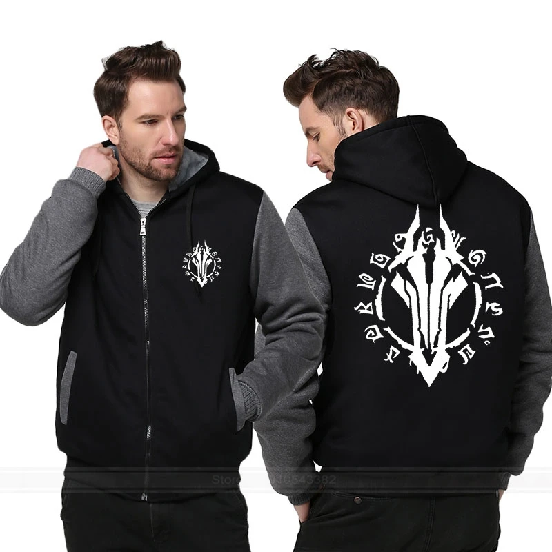 

US size Men Women Jacket for Game Darksiders 3 War Death Fury Cosplay Coat Thicken Hoodie Zipper Sweatshirts