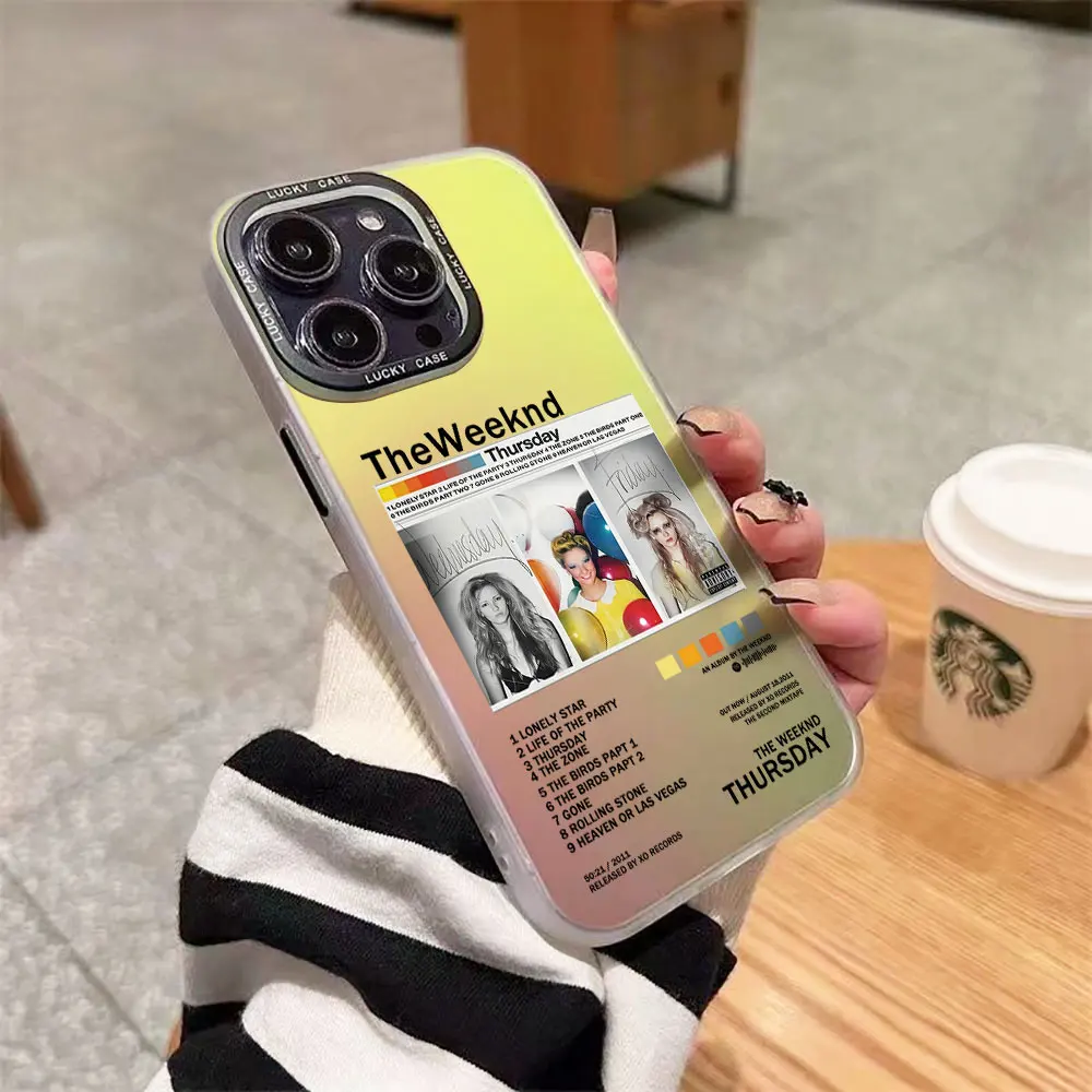 Минималистичный постер Weeknd чехол для телефона iPhone 15 14 13 12 11 Pro Max X XR XSMax 7 8 Plus