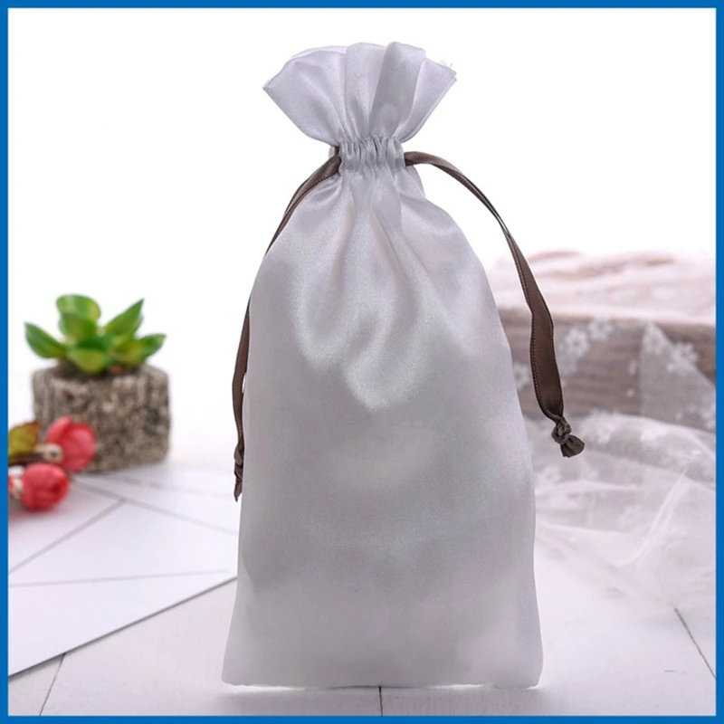 Атласные сумки для упаковки ювелирных изделий макияж свадебный подарок