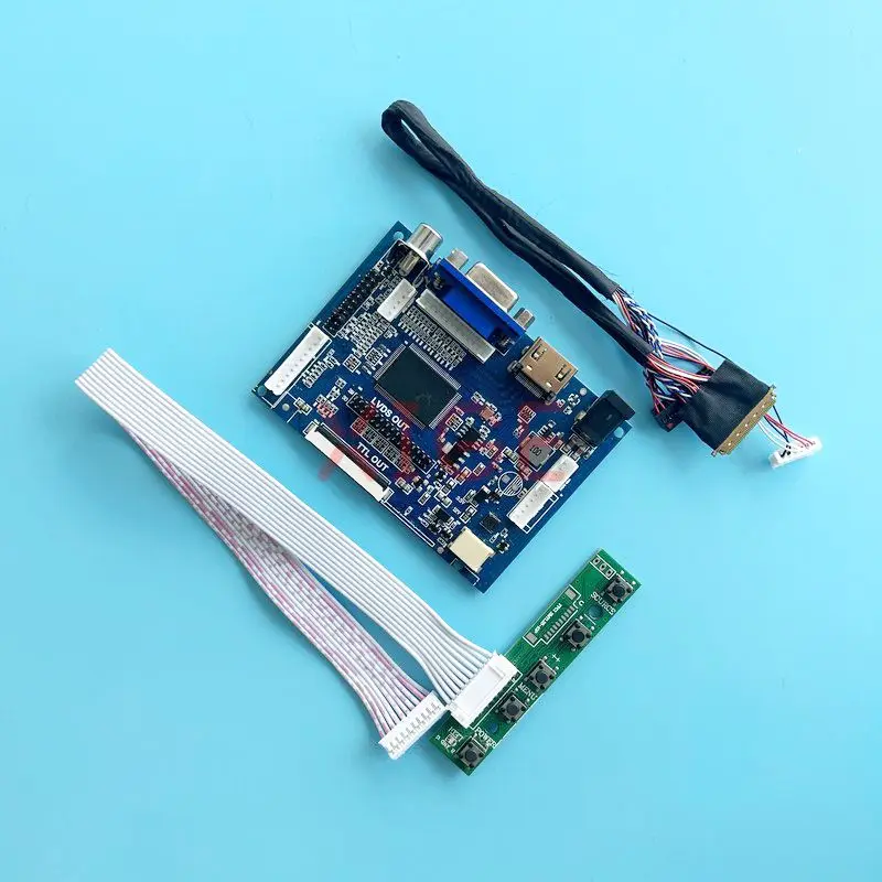 

For B156XTN04 B156XTT01 Controller Driver Board Laptop Monitor DIY Modify Kit 2AV VGA HDMI-Compatible 40-Pin LVDS 1366*768 15.6"