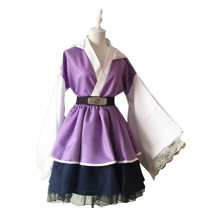 

Anime Shippuden Hyuga Hinata Sex Reversion Kimono Lolita Dress Cosplay Costume Women Female Japan Style Dresses