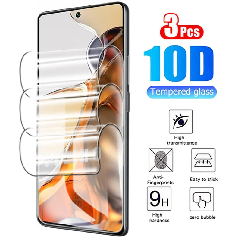 

Гидрогелевая пленка для Xiaomi Redmi Note 10 10S 9S 9 8 7 6 5 Pro Mi 11T 11TPro 11 Lite Poco X3 M4 Pro, 3 шт., защита экрана, не стекло