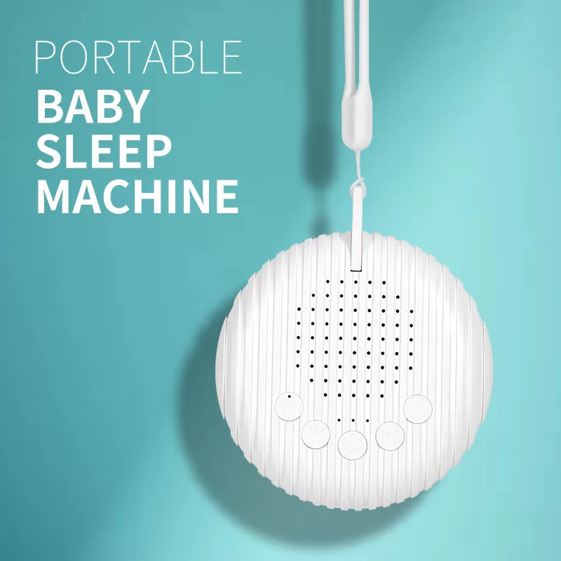 Protable White Noise Machine Baby Soothing Music Sleep Instrument USB Charging Power-off Timer White Noise Baby Sleep Machine
