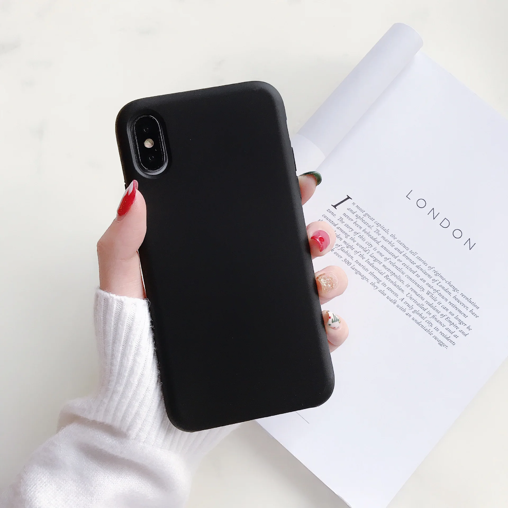 Мягкий силиконовый чехол для iphone X XS MAX XR Xr Xs Max