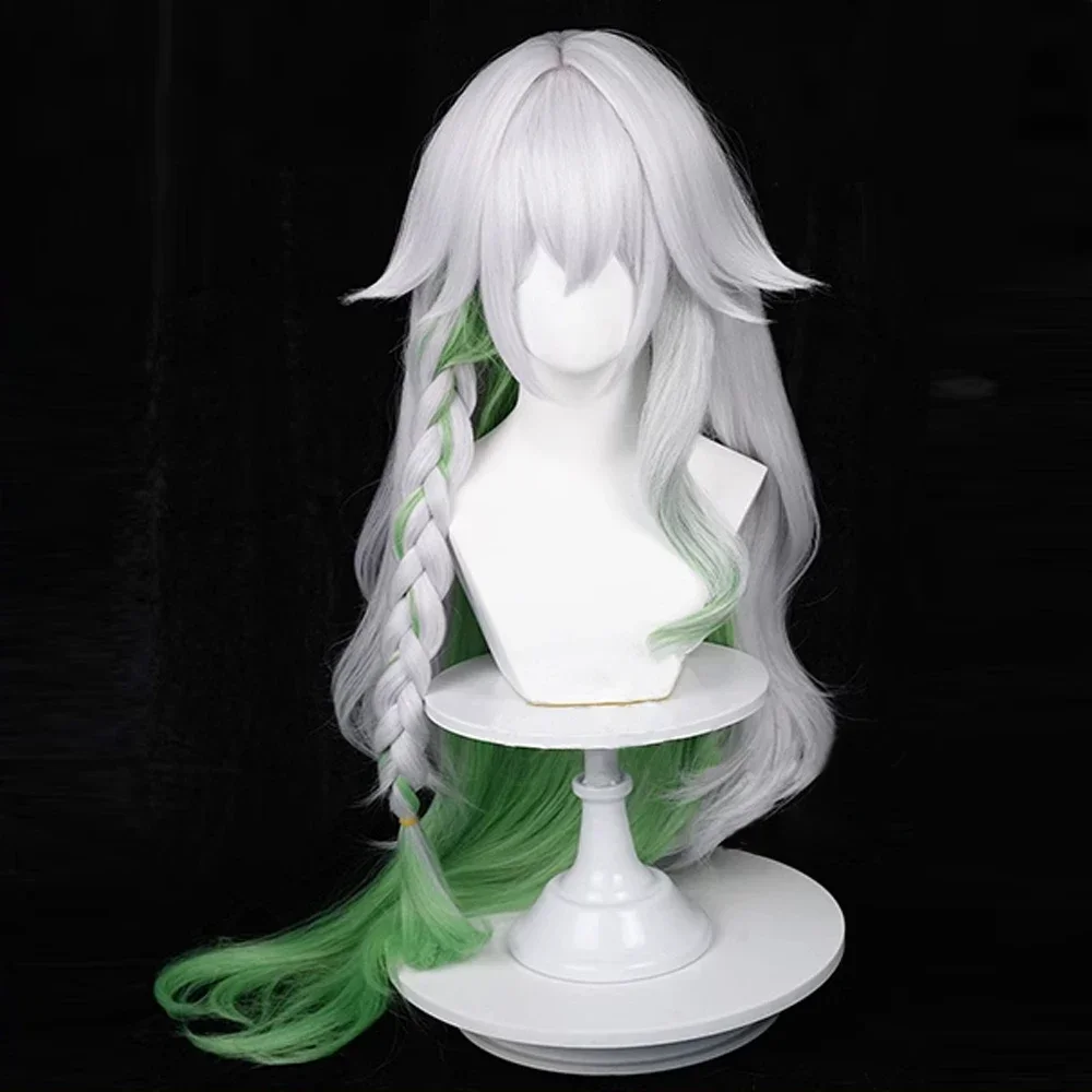 Парик для косплея Nahida Genshin Impact The Greater Lord Rukkhadevata синтетический длинный волнистый