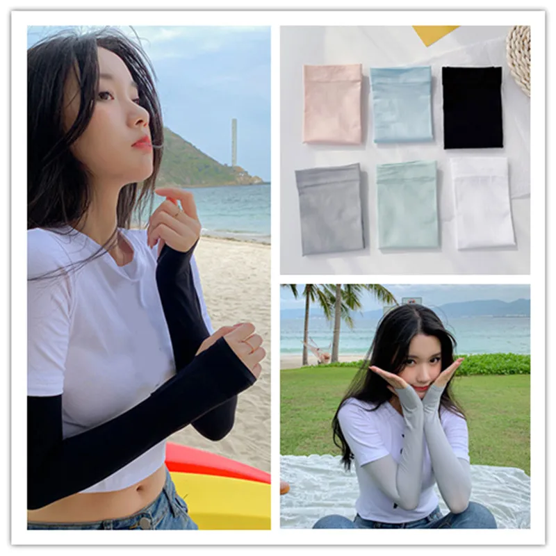 

2 пары, детские летние нарукавники от солнца и УФ-лучей