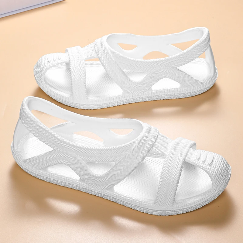 Сандалии мужские из ЭВА простые повседневные шлепанцы универсальные