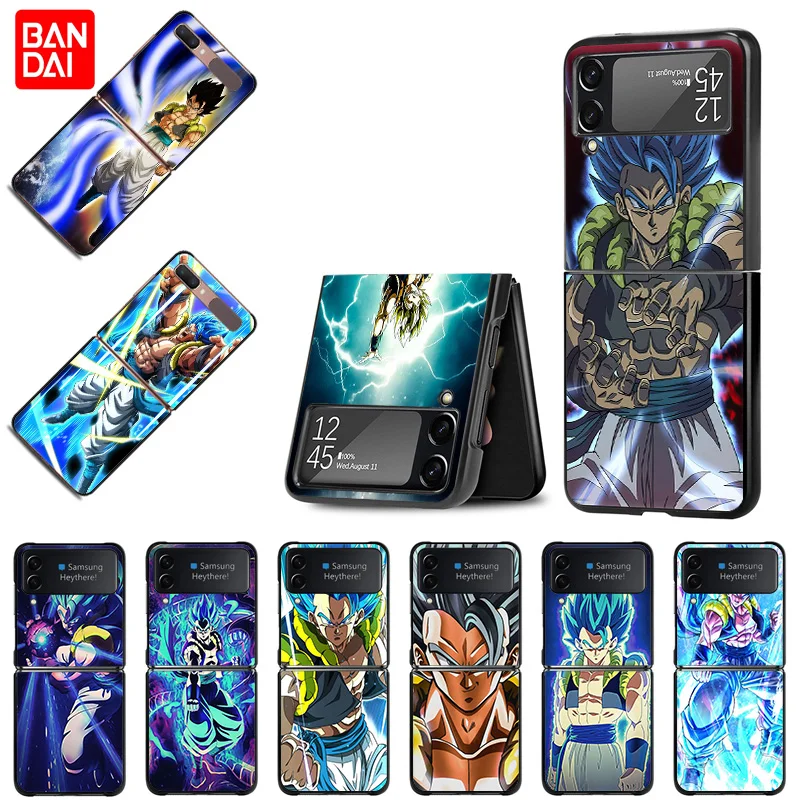 

Чехол для телефона Samsung Z Flip 3 5G Galaxy Z Flip3 мультяшный Gogeta Dragon Ball жесткий защитный чехол Capinhas Funda Coque