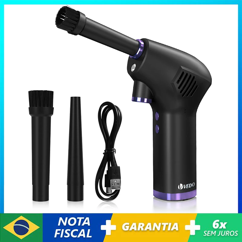 

Wireless Air Duster 38000 RPM Dust Blowing Gun USB Compressed Air Blower Cleaning For Computer Laptop Keyboard Camera Cleaning