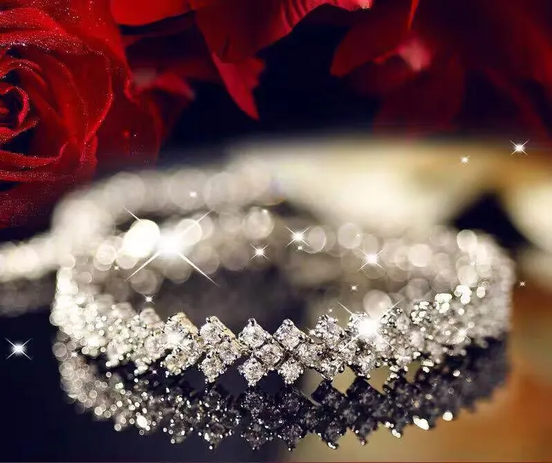 Комплект ювелирных изделий своими руками женский теннисный браслет хип-хоп