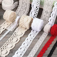 pure cotton lace handmade decoration diy material clothing accessories black and white curtain lace accessories