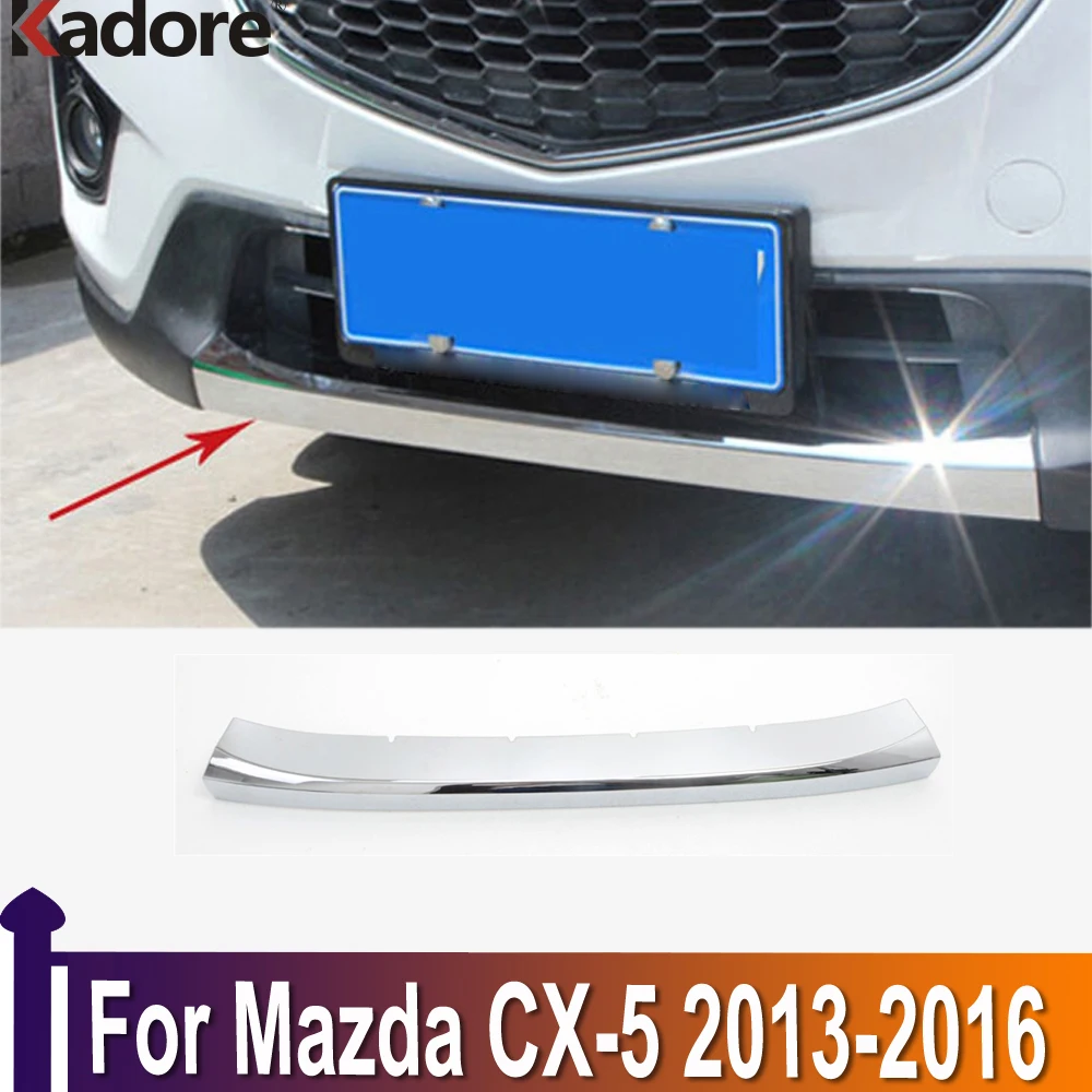 

Для Mazda CX-5 CX5 2013 2014 2015 2016 хромированный передний нижний бампер решетка Нижняя крышка протектор полоса отделка внешние аксессуары