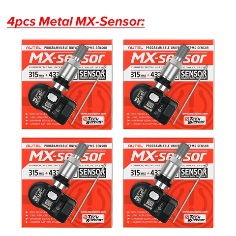 Autel 2 в 1 датчик MX 433 МГц 315 МГц TPMS использовать датчик w/ TS501 TS508WF строгий Мониторинг давления в шинах Программирование MX-Sensor