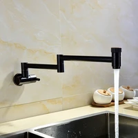 modern folding faucet kitchen tap sink mixer with swivel wall mount swivel faucet