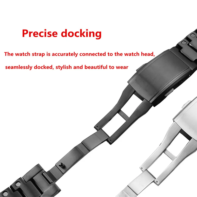 Watch accessories suitable for Casio modified G-SHOCK metal case strap GA-2100 2110 stainless steel strap