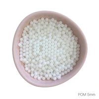 5mm delrin polyoxymethylene pom celcon solid plastic balls for ball valves and bearings