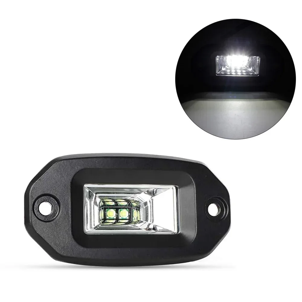 

12 В 24 В 20 Вт светодиодный рабочий фонарь желтый свет прожектор боковые габаритные огни предупреждающий габаритный фонарь для внедорожного внедорожника ATV вождения