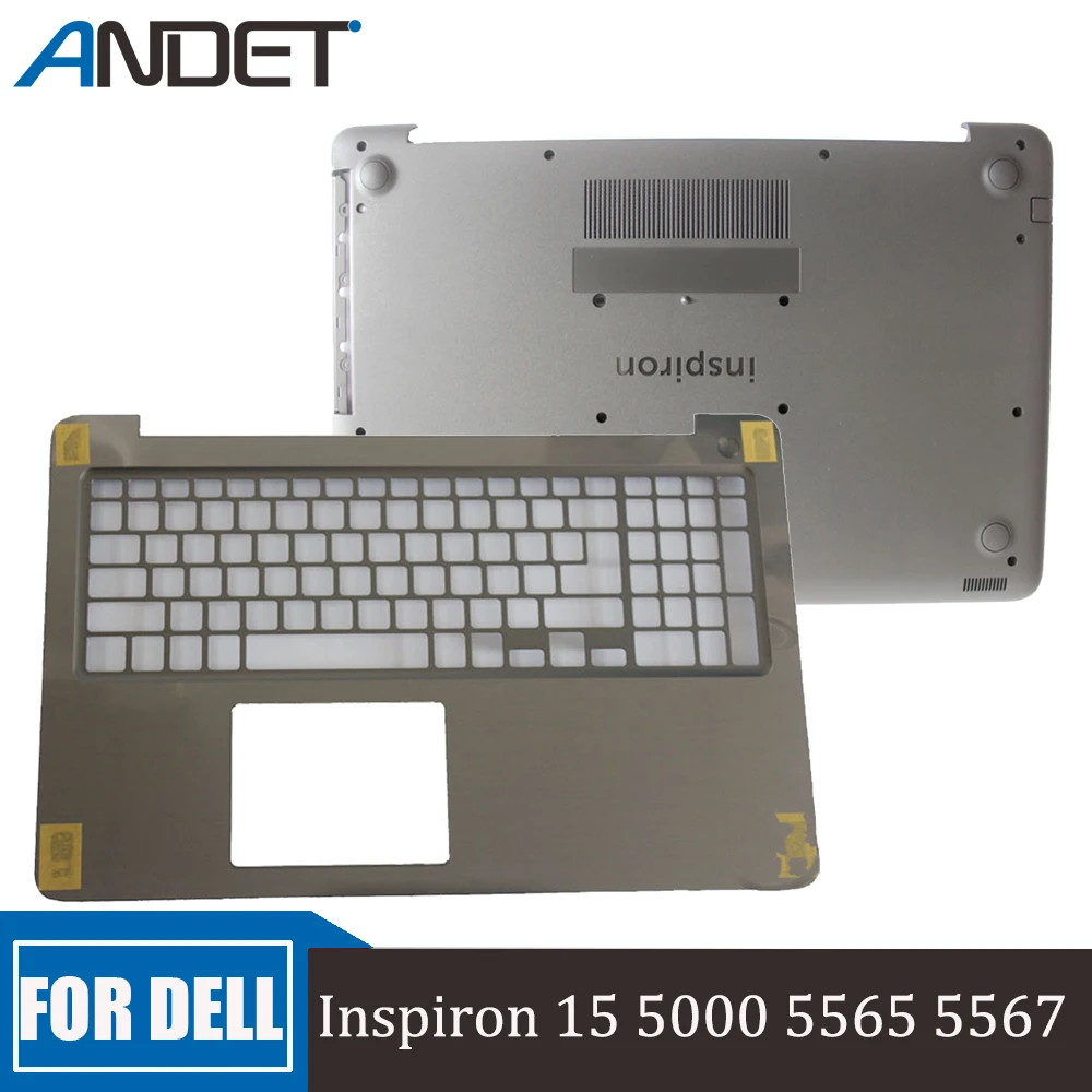

Новинка, подставка для рук для ноутбука Dell Inspiron 15 5000 5565 5567, верхняя крышка клавиатуры, нижняя панель, нижняя крышка, 0PT1NY