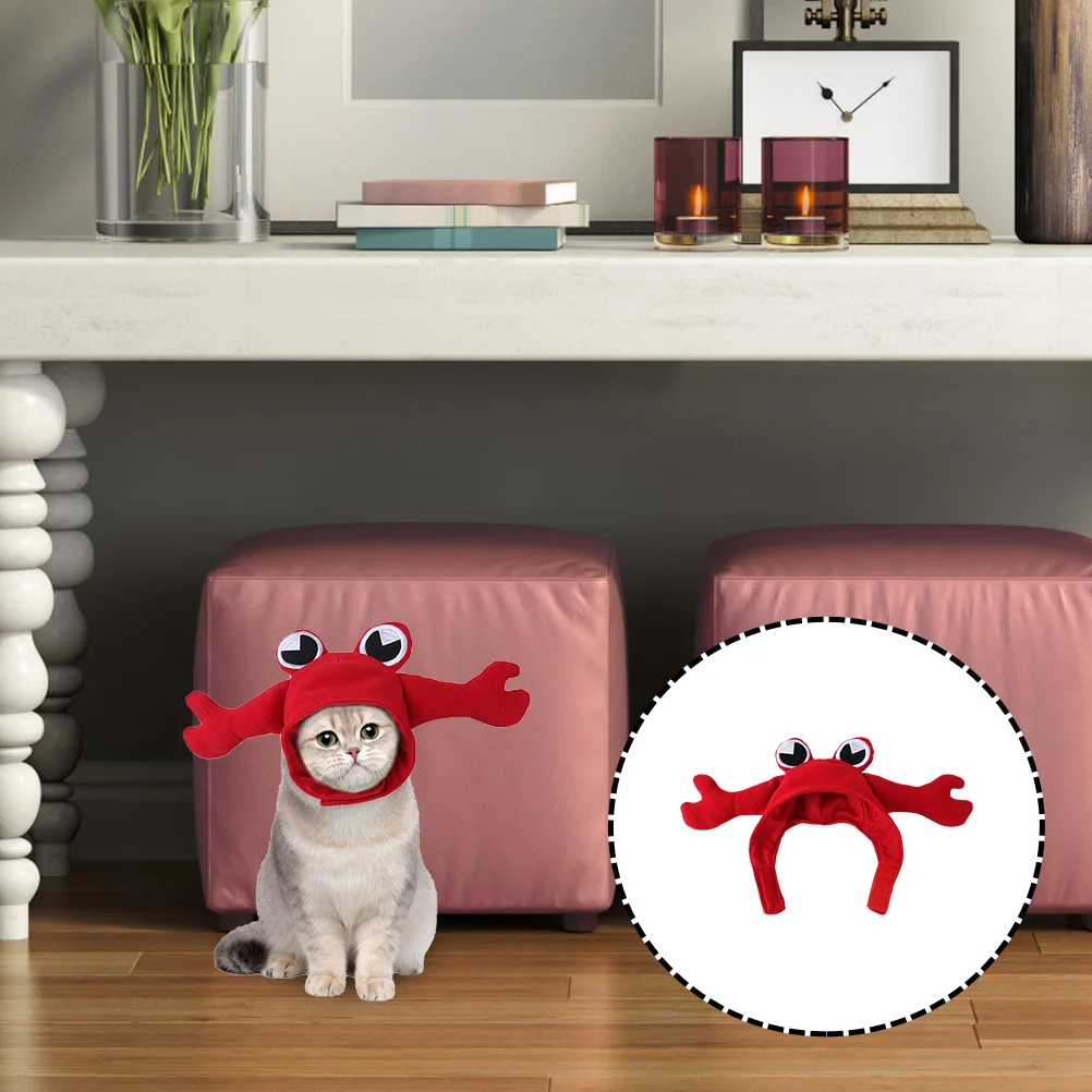 

Decorative Pet Hat Multi-function Dog Hat Adorable Cat Hat Decor Pet Accessory