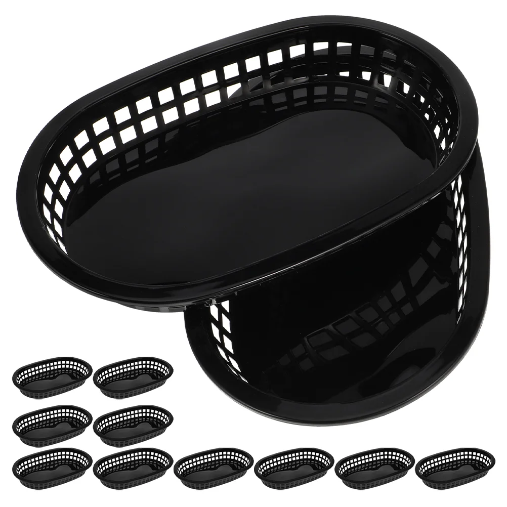 24 шт. корзина для гамбургеров с картофелем фри контейнеры еды поднос держателя