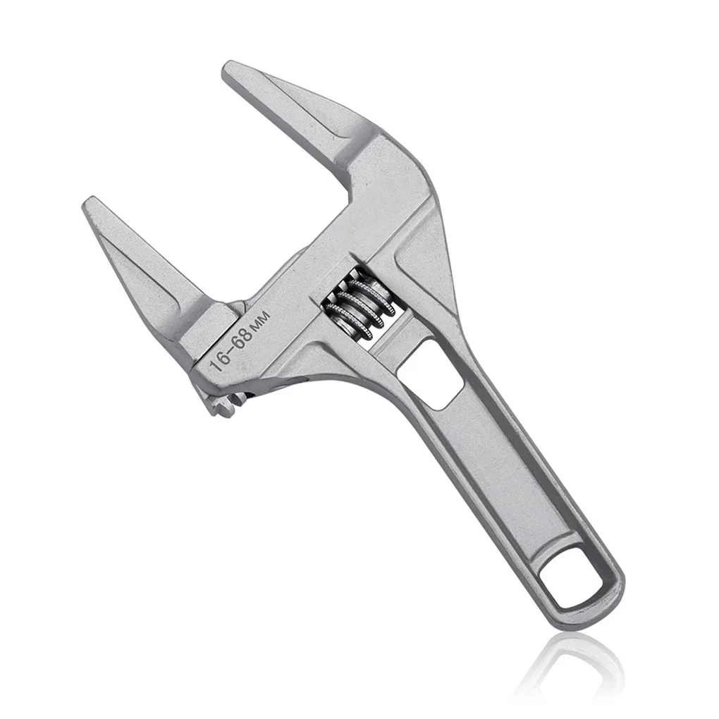 

Plumbing Wrench Teeth Bathroom Basin Sink Repairing Spanner Portable Pocket Multifunctional Clamping Hand Tool