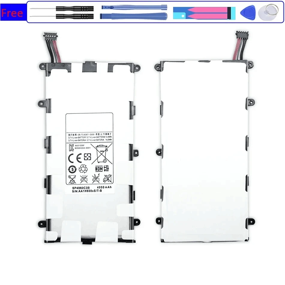Аккумулятор 4000 мАч для Samsung GALAXY Tab 2 7 0 GT P3100 P3110 P3113 P6200 P6210 GT-P3100 GT-P3110 SP4960C3B