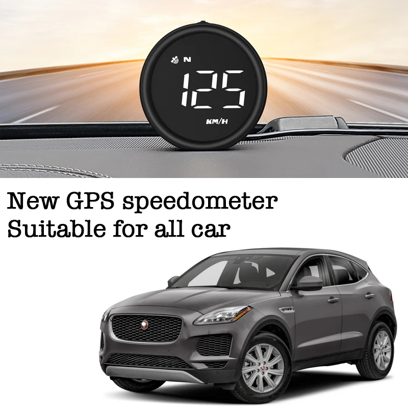 

Автомобильный дисплей HUD для Jaguar E-PACE 2017 ~ 2020, Автомобильный цифровой датчик скорости, проектор информации, гоночный GPS, измеритель скорости
