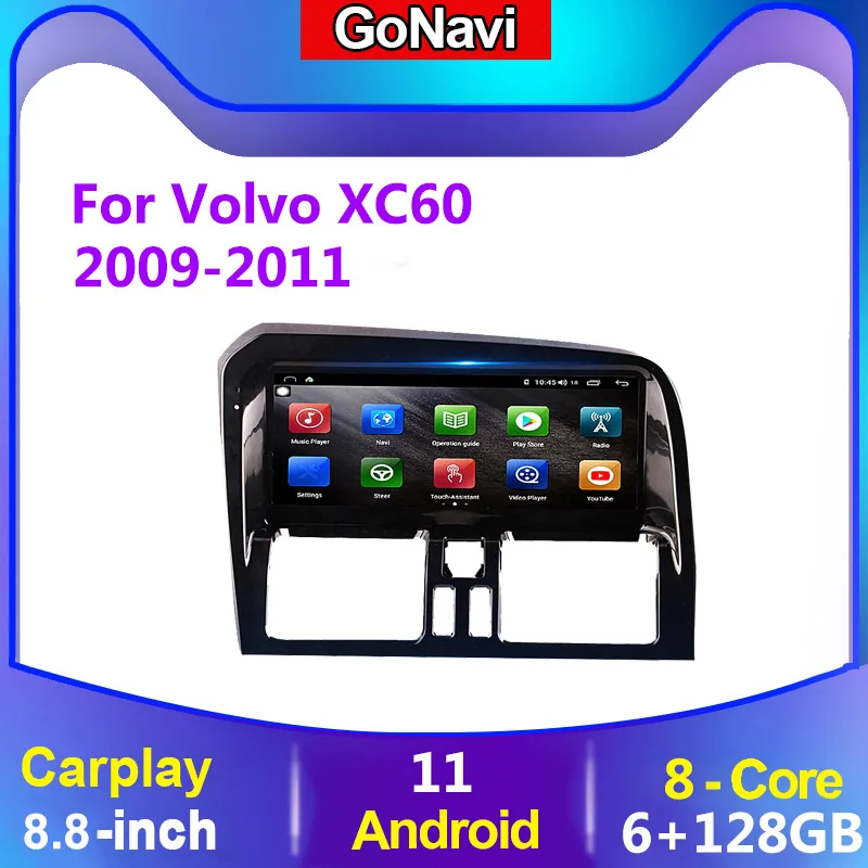 

Автомагнитола для Volvo XC60 2009-2011, Android 11, DVD, мультимедийный видеоплеер, стерео, автонавигация, GPS, 4G, Wi-Fi, Авторадио