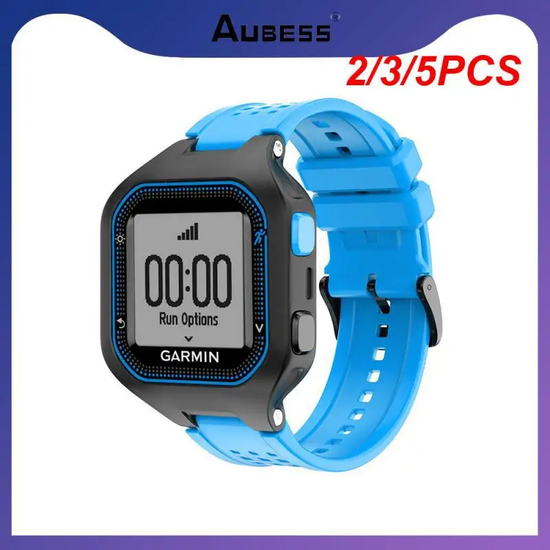 

2/3/5PCS Replacement Watch Band With Tool Bracelet Strap Multicolor Wristwatch Large Size For Garmin Forerunner 25