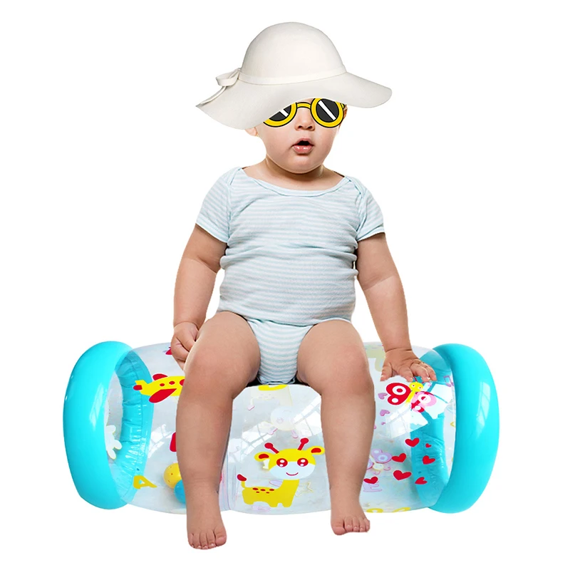 

Inflatable Baby Crawling Roller Toys Baby's Exercise Toys With Rattle Baby Games Toys Early Development Baby Toys 6 12 Months