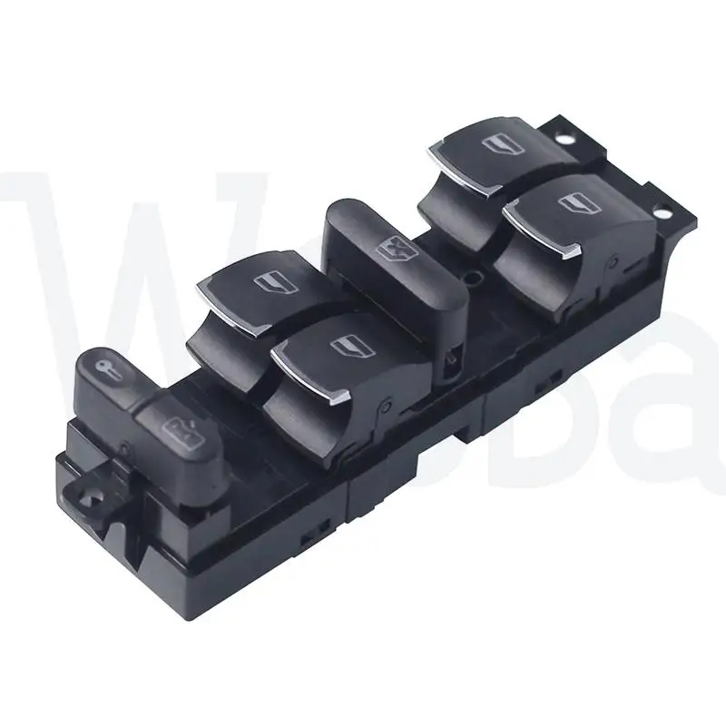 

Wooba Chrome Master Window Controller Switch For VW Jetta Golf GTI MK4 Passat B5 Driver Side 3BD959857 3BD 959 857 1998-2005