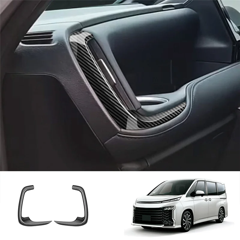 

Left & Right Air Outlet Decoration Cover for Toyota Voxy Noah 90 Series 2022+ Car Side Vent Air Trim ABS Carbon Fiber RHD