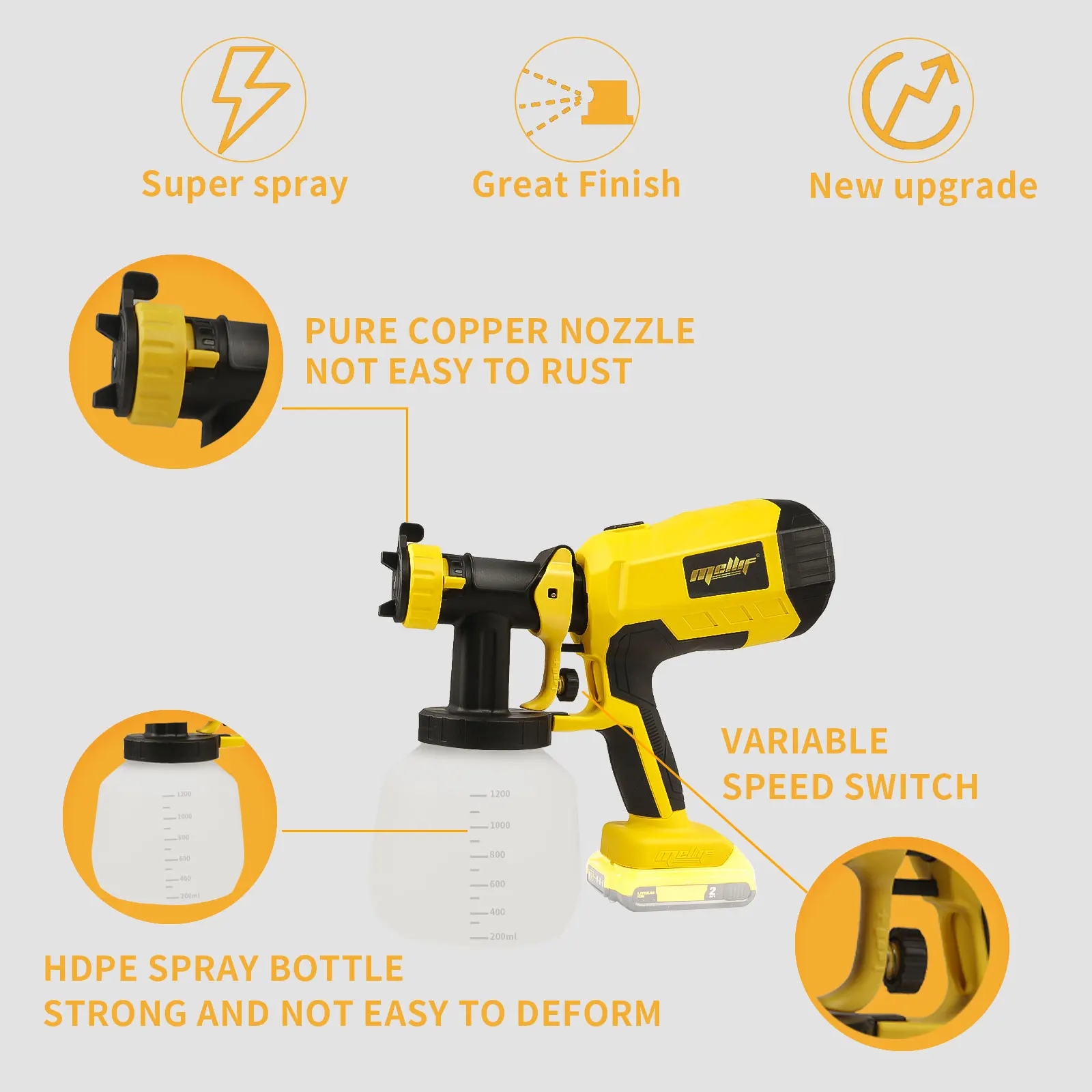 Пистолет-распылитель dewalt с аккумулятором 18 в 20 |