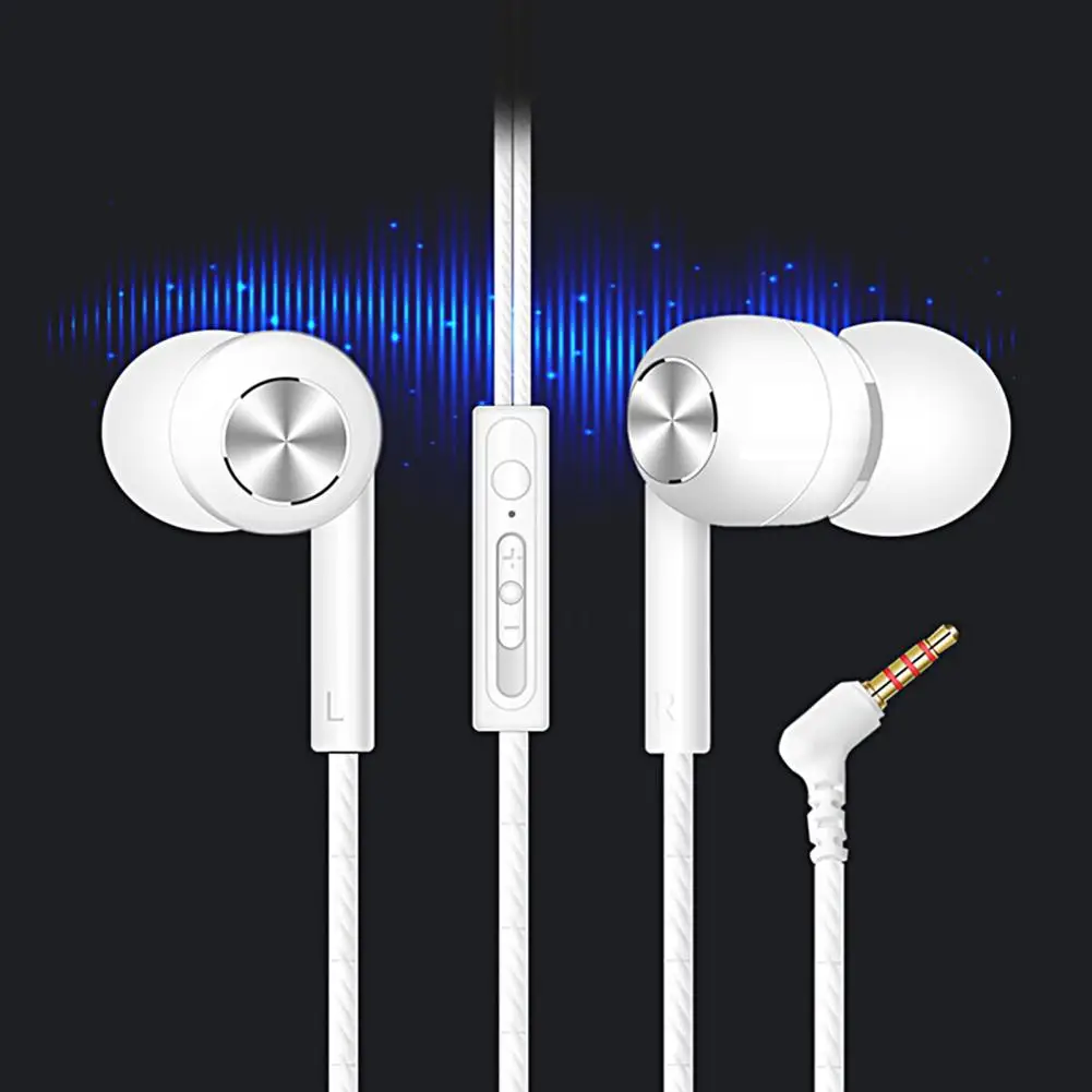

High-quality 3.5mm in Ear Clear Earphone Wire Control Earbud 3.5mm Noise Cancelling Sport Earphone Audio Accessories