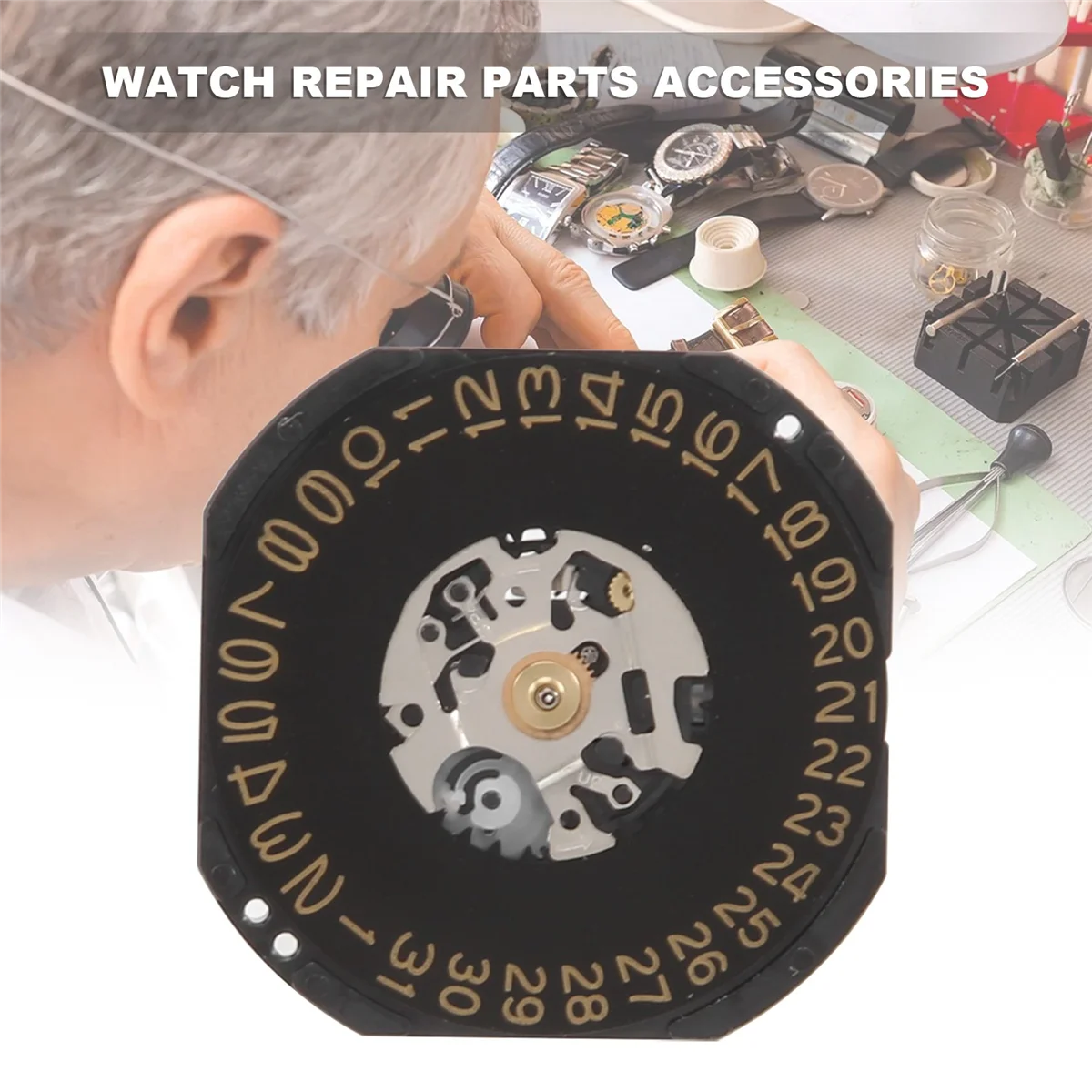 Кварцевый часовой механизм VX42 VX42E дата 3 '/4 5' без аккумулятора Запчасти для