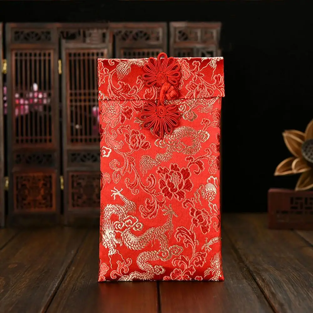 

Red Chinese Style Embroidery Design Envelope Lucky Money Bag Party Supplies