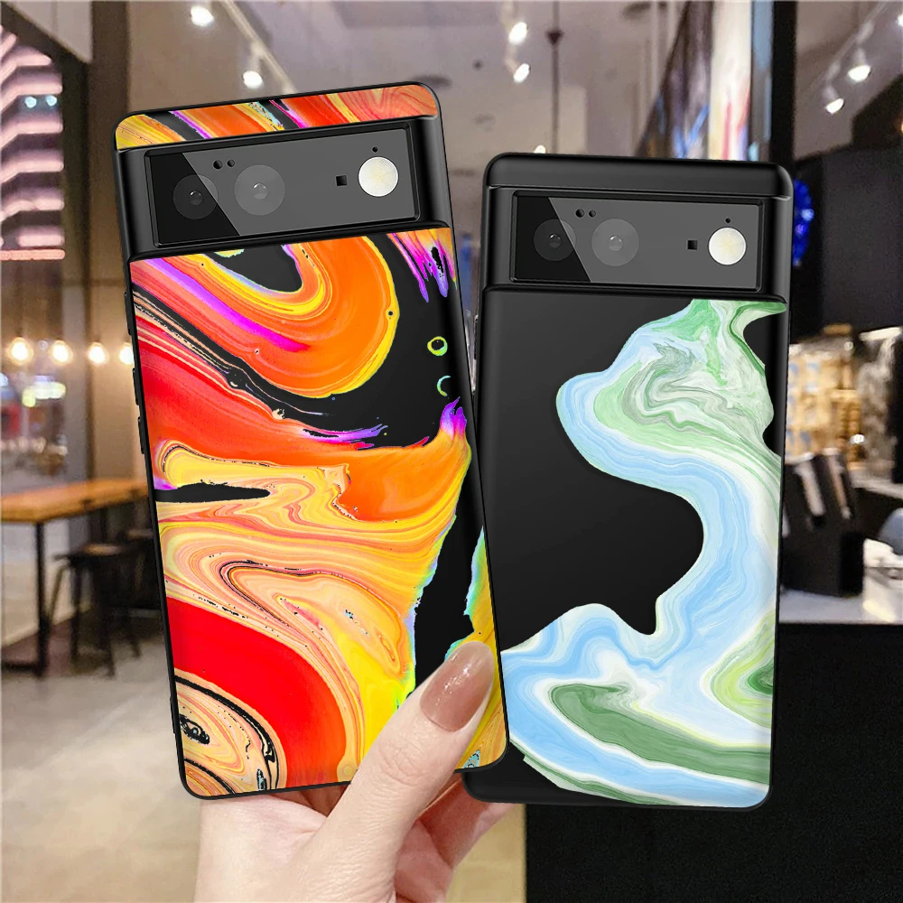 

Painted Art Graffiti Phone Case for Google Pixel 7a 7Pro 7 6a 6 6Pro 5 5a 5G 4XL 4 2 3XL 2XL 3 3a 3aXL 4a Soft TPU Cover Fundas