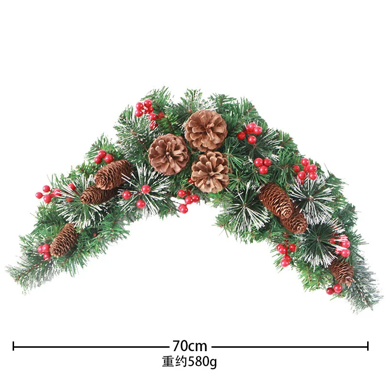 Рождественский венок Xindie подвесные двери рождественские украшения из лозы для