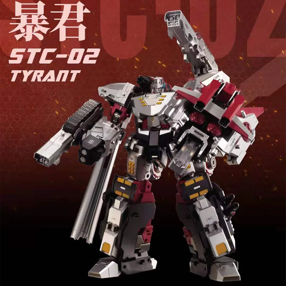 

【In Stock】TFC Toys STC-02 STC-02 Tyrant Magatron Dominator Triplechanger Robot PVC Figure Model Kid Robot Toy Action Figure Toy