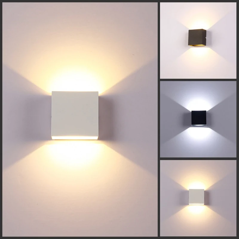

Cube LED Light Wall Lamp Home Night Light Decorative Bedroom Cupboard Cabinet Staircase Corridor Entrance Emergency Lamp