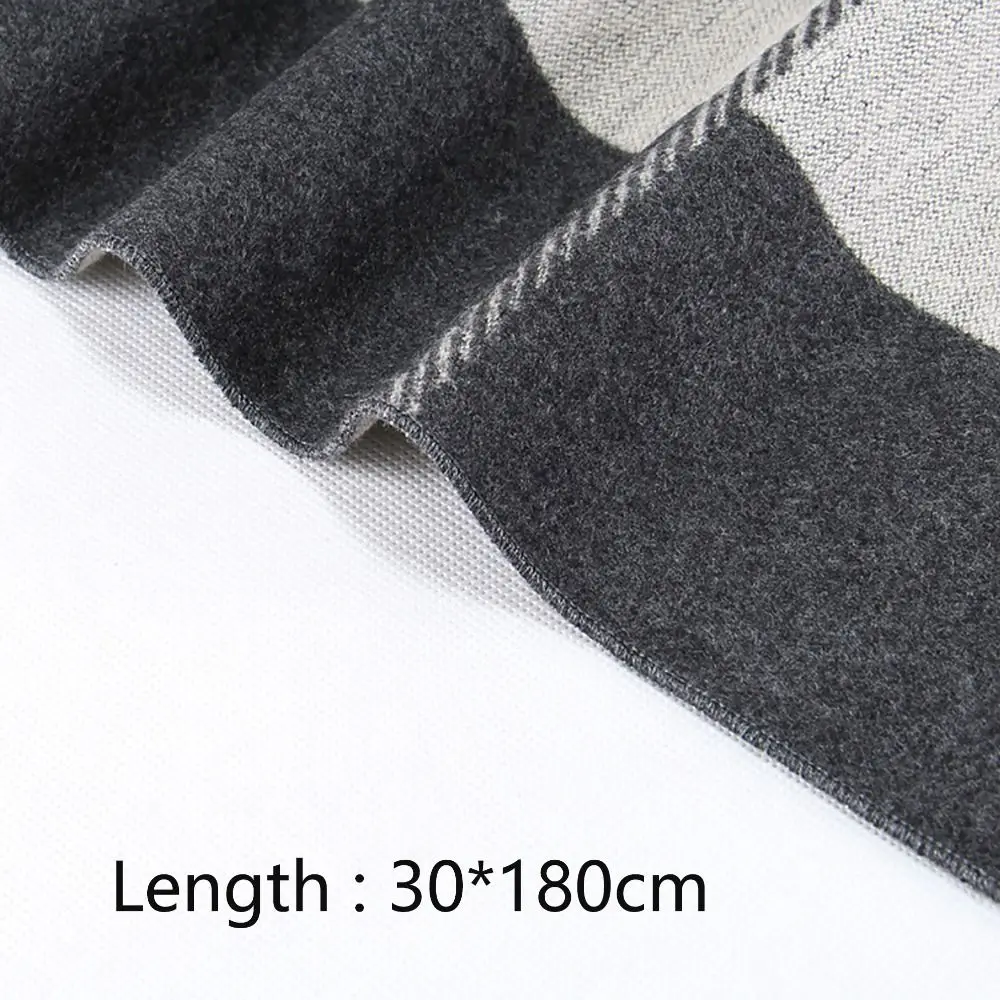 Роскошный кашемировый шерстяной вязаный шарф 30x180 см универсальная утолщенная