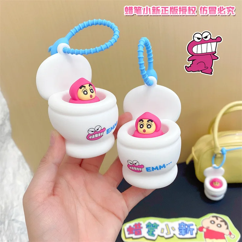 Kawaii 2025 новый натуральный карандаш Шин-тян силиконовый туалет серии