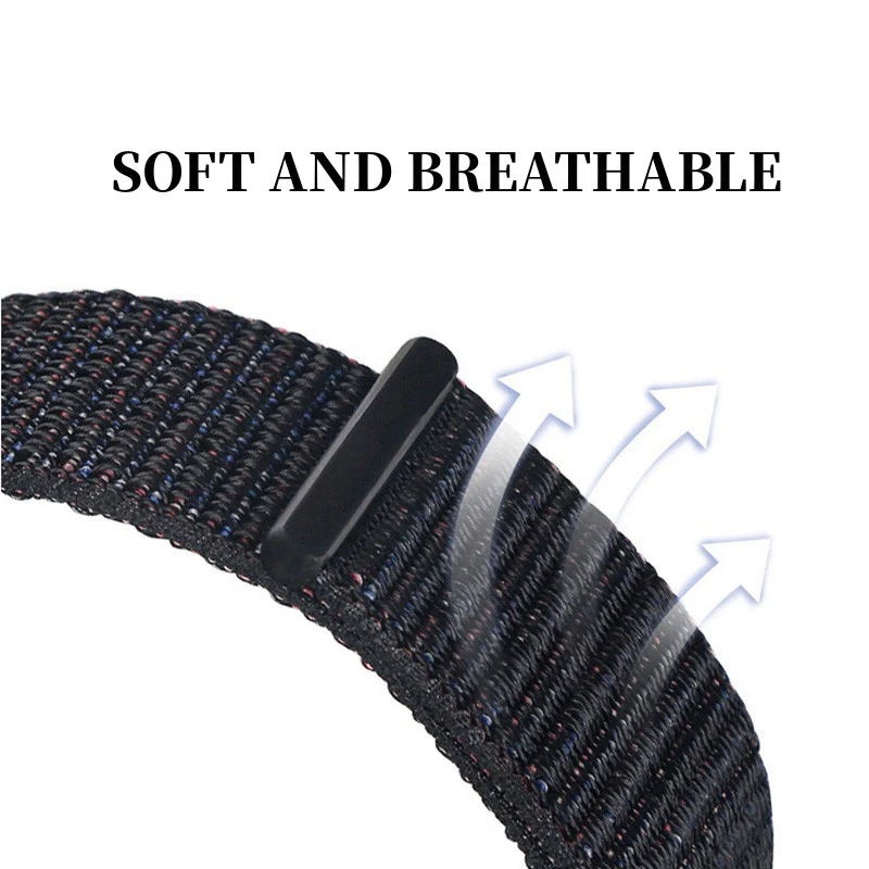 Nylon Loop Band for Huawei Band 8 Strap Smart Watch Accessories Sport Breathable Replacement Wristband for Huawei Band8 Bracelet