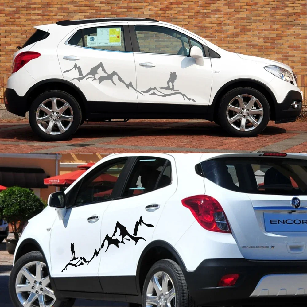 Наклейки на Автомобильные Боковые горные подъемники графический Стайлинг