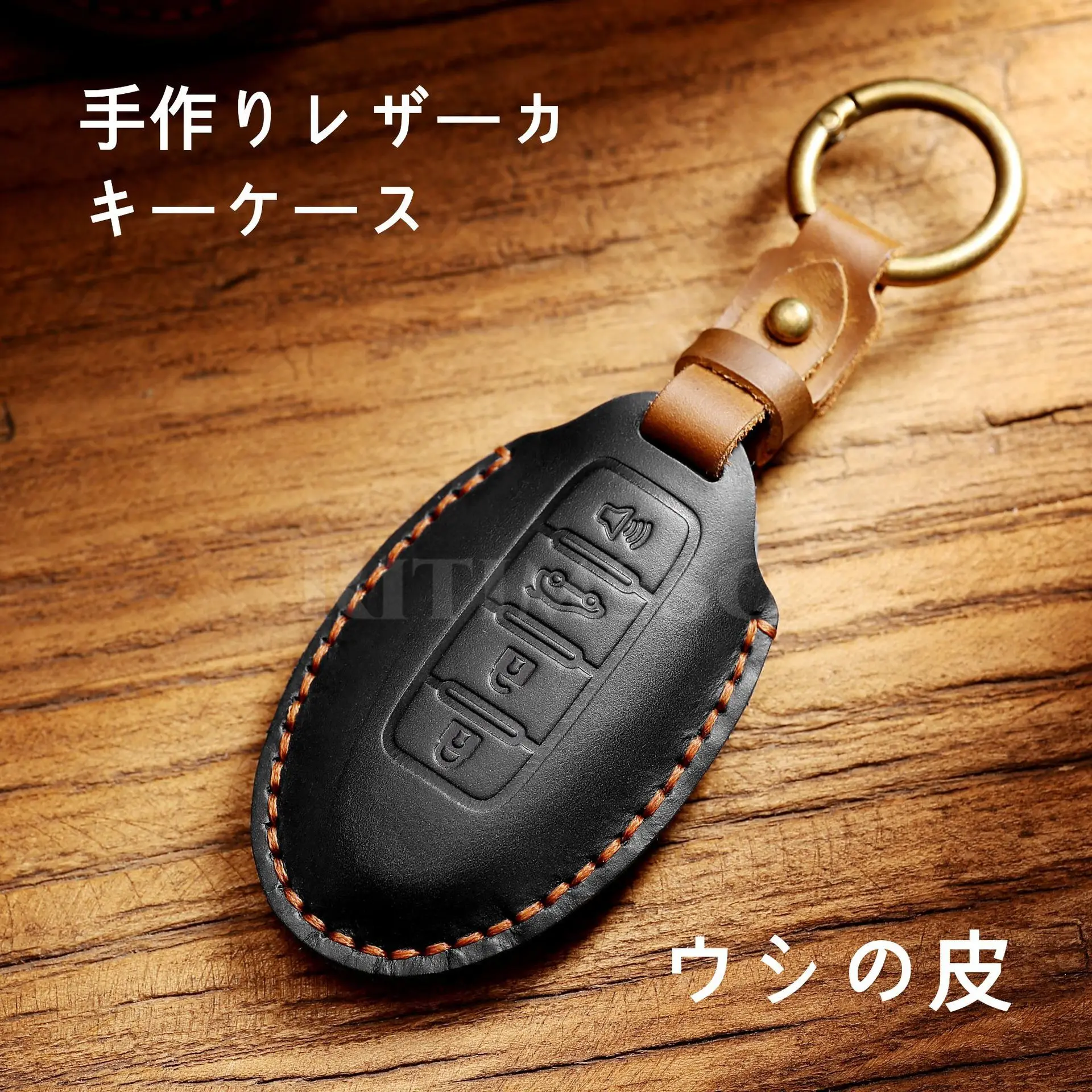 

Leather Car Remote Key Case Cover For Nissan Qashqai X-Trail T32 T31 Juke J10 J11 Kicks Tiida Pathfinder Note For Infiniti