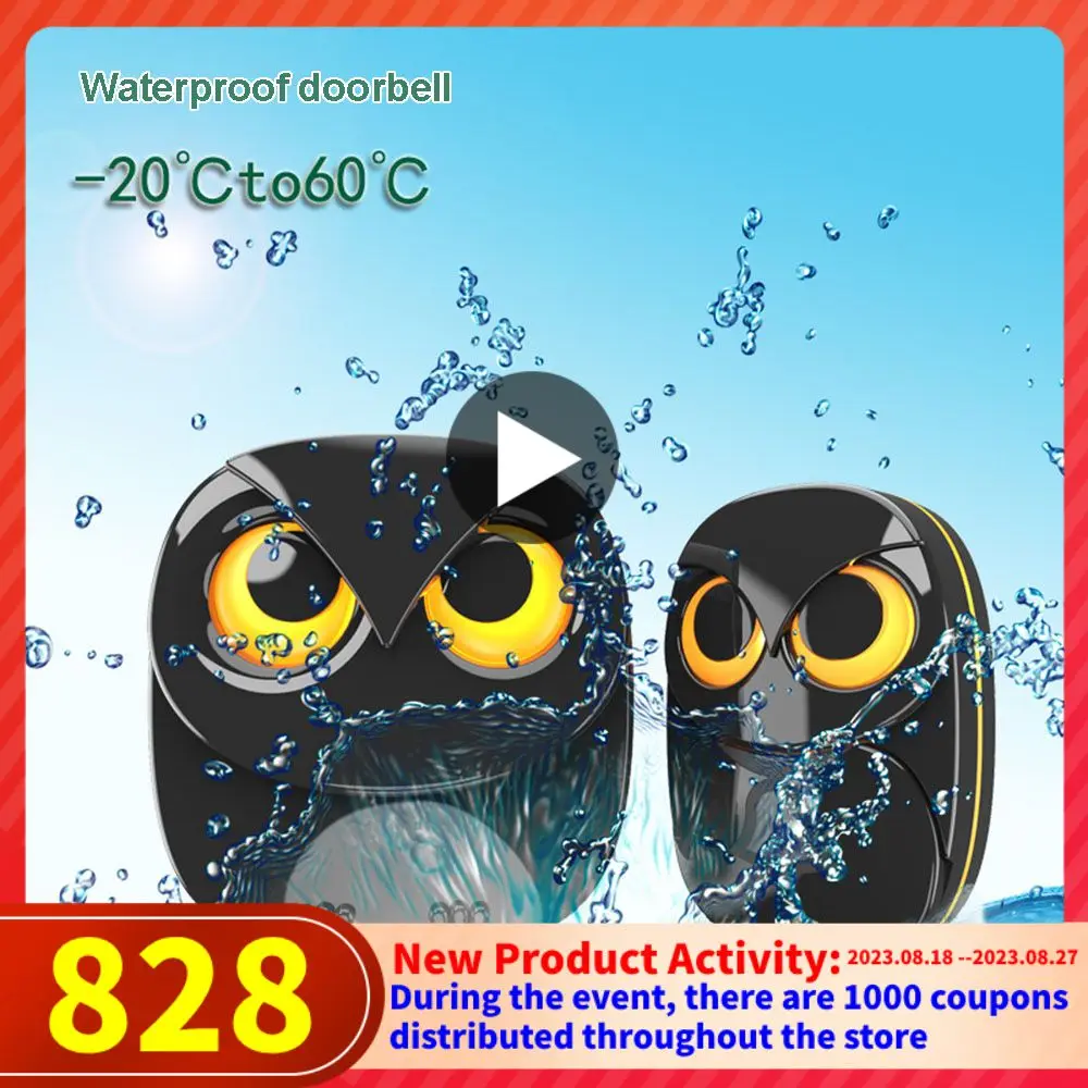 

Wireless Doorbell Chime - 300 meters Long Range Wireless doorbell waterproof outdoor Home Intelligent Door Bell Chime