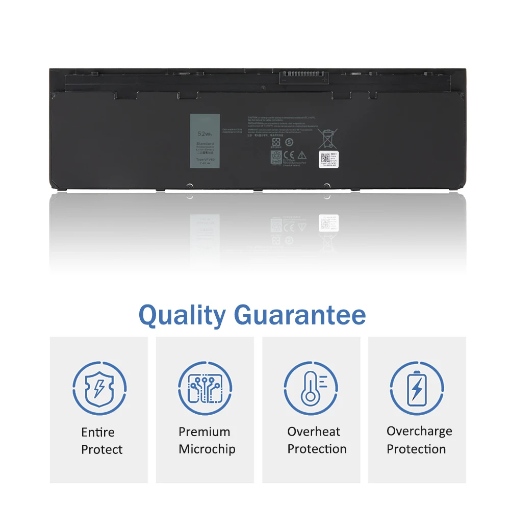 ETESBAY W57CV/45WH VFV59/52WH Аккумулятор для ноутбука DELL Latitude E7240 E7250 0W57CV GVD76 WD52H KWFFN PT1 X01 W57CV
