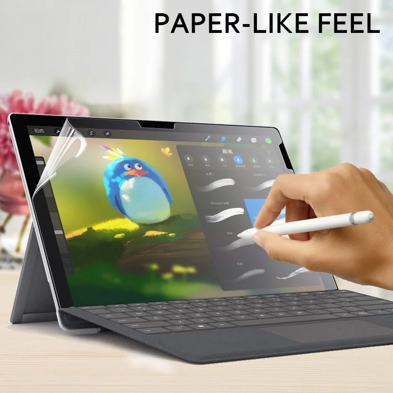 

Paper Like Screen Protector Film Matte Painting For Microsoft Surface Pro 4 5 6 7 Go 2 3 10.3 12.3'' Surface Pro X 8 9 2022 13''